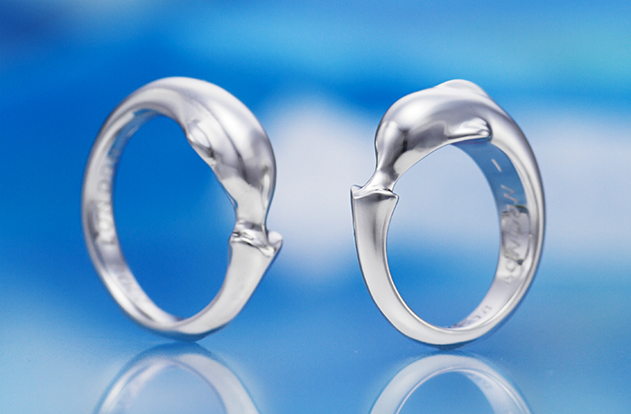 イルカ 手作り結婚指輪